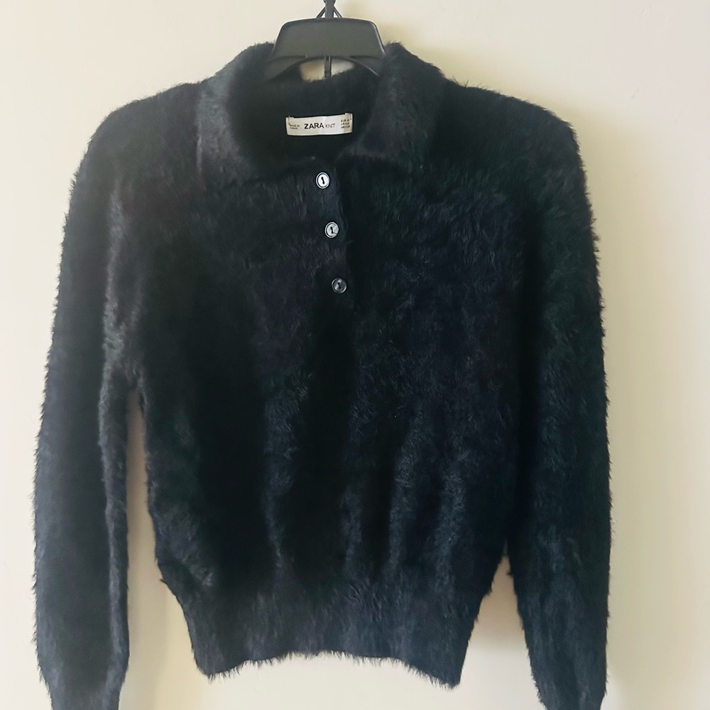 Zara Knit Black Sweater